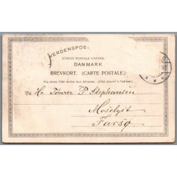 Viborg set fra Randersvejen - Postkort - Brugt