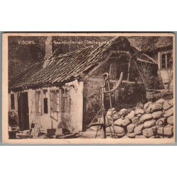 Viborg - Gaardinteri�r (Skolegyden) - Postkort - Brugt