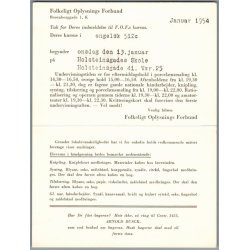 Folkeligt Oplysnings Forbund - Helsagskort - Brugt