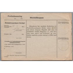 Postindkassering - Gyldendals Boghandel - 1933 - 6,- kr