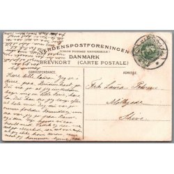 Viborg - Jernbanegade - Postkort - Brugt