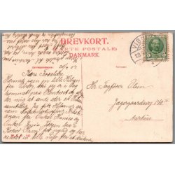 Viborg - Jernbanegade - Postkort - Brugt