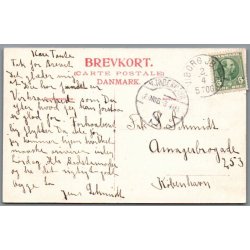 Viborg - Jernbanegade - Postkort - Brugt