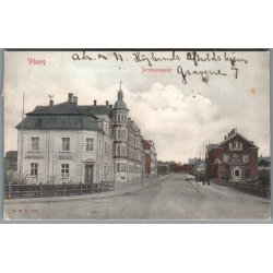 Viborg - Jernbanegade - Postkort - Brugt