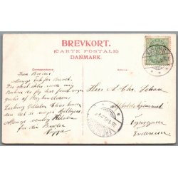 Viborg - Jernbanegade - Postkort - Brugt