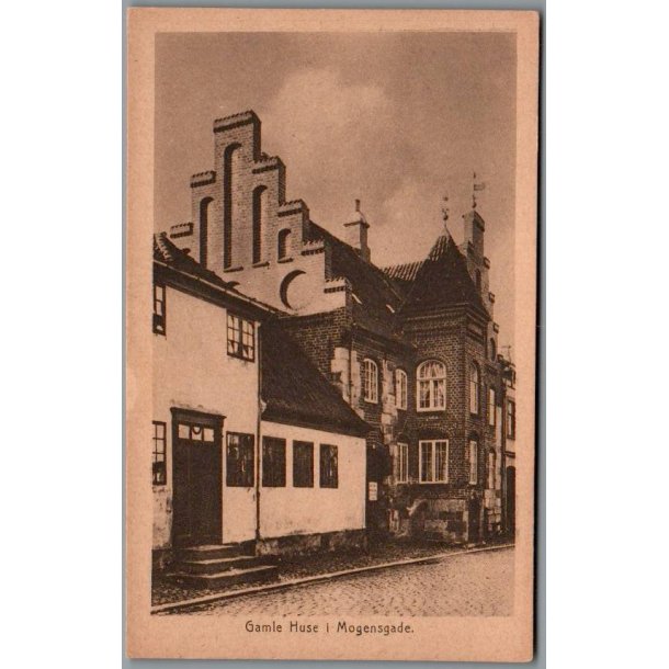 Gamle huse i Mogensgade - Postkort - Ubrugt