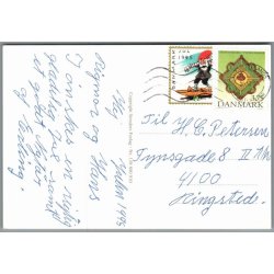 Julemrke 1995 p Postkort