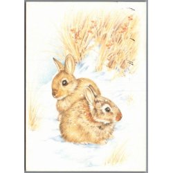 Julemrke 1995 p Postkort