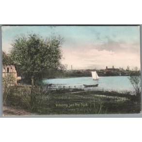 Viborg set fra Syd - Postkort - Brugt