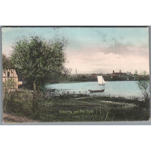Viborg set fra Syd - Postkort - Brugt