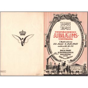 Statsbanernes Jubil�umsudstilling - 1847 - 1947 - Folder A5