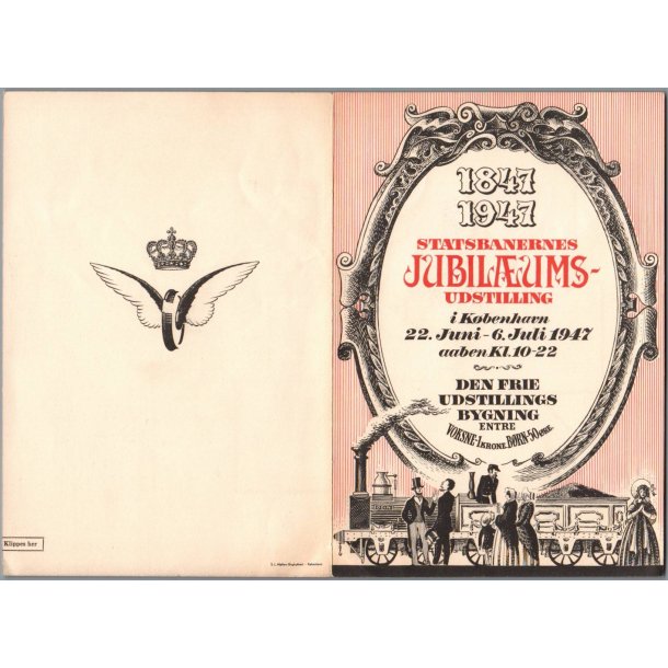 Statsbanernes Jubil�umsudstilling - 1847 - 1947 - Folder A5