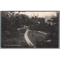 Viborg set fra Borgvold - Postkort - Brugt