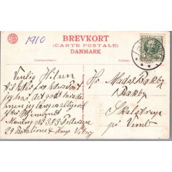 Viborg - Musikken spiller i Borgvold - Postkort - Brugt