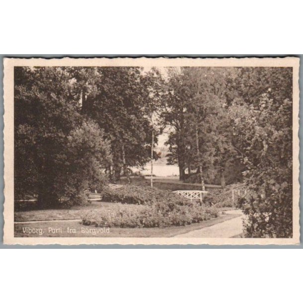 Viborg - Parti fra Borgvold - Postkort - Ubrugt