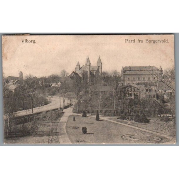 Viborg - Parti fra Borgvold - Postkort - Brugt