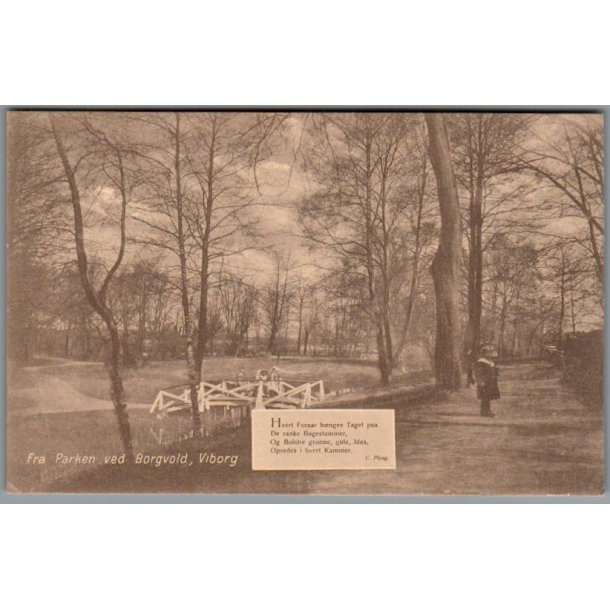Fra Parken ved Borgvold - Viborg - Postkort - Ubrugt