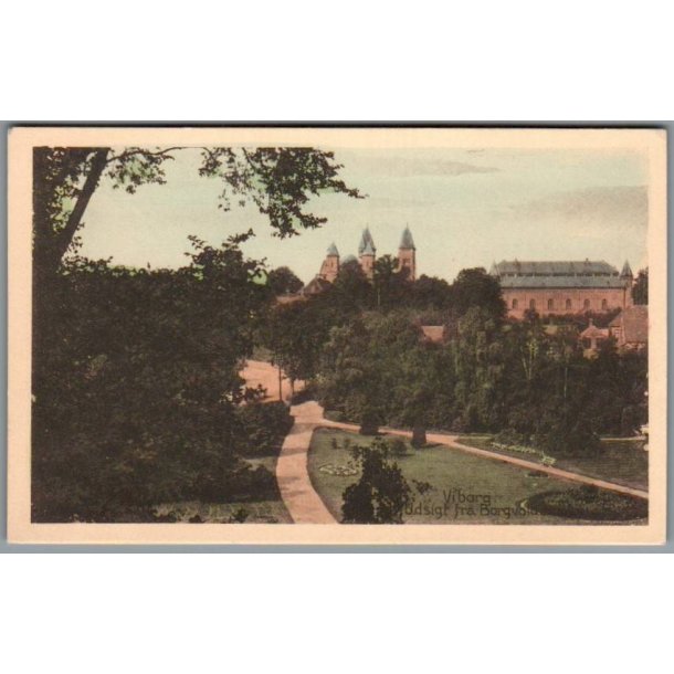 Viborg - Udsigt fra Borgvold - Postkort - Ubrugt