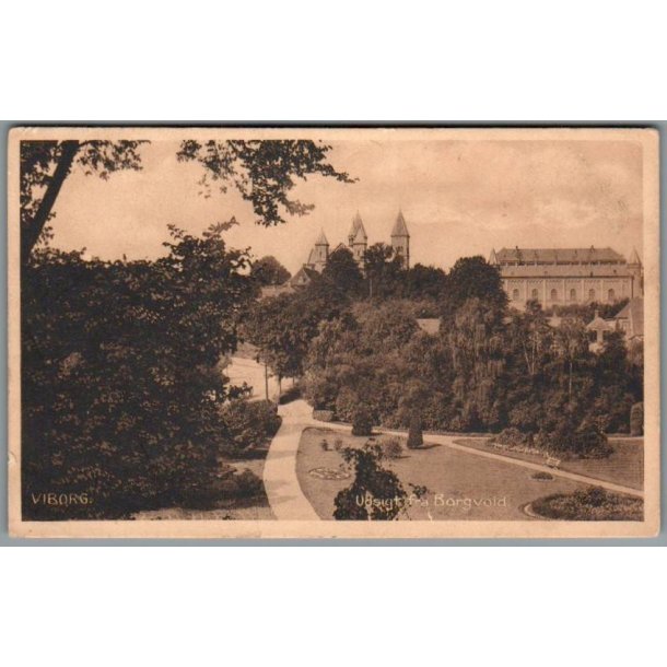 Viborg - Udsigt fra Borgvold - Postkort - Ubrugt