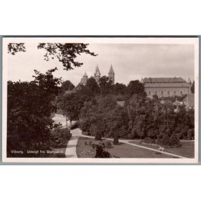 Viborg - Udsigt fra Borgvold - Postkort - Brugt