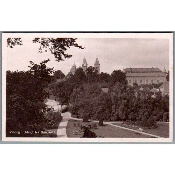 Viborg - Udsigt fra Borgvold - Postkort - Brugt