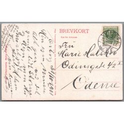 Viborg - Udsigt fra Borgvold - Postkort - Brugt