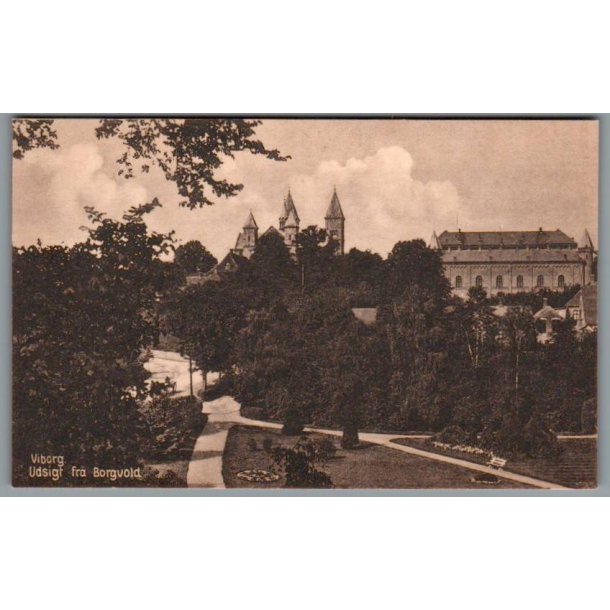 Viborg - Udsigt fra Borgvold - Postkort - Ubrugt