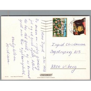 Julemrke 1993 p Postkort