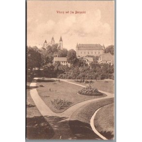 Viborg set fra Borgvold - Postkort - Brugt