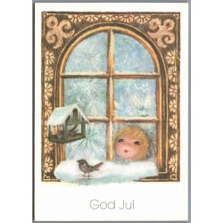 Julemrke 1993 p Postkort