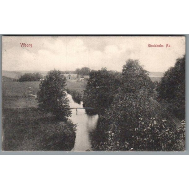 Viborg - Rindsholm Aa  - Postkort - Brugt