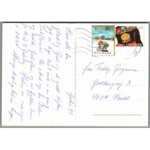 Julemrke 1993 p Postkort