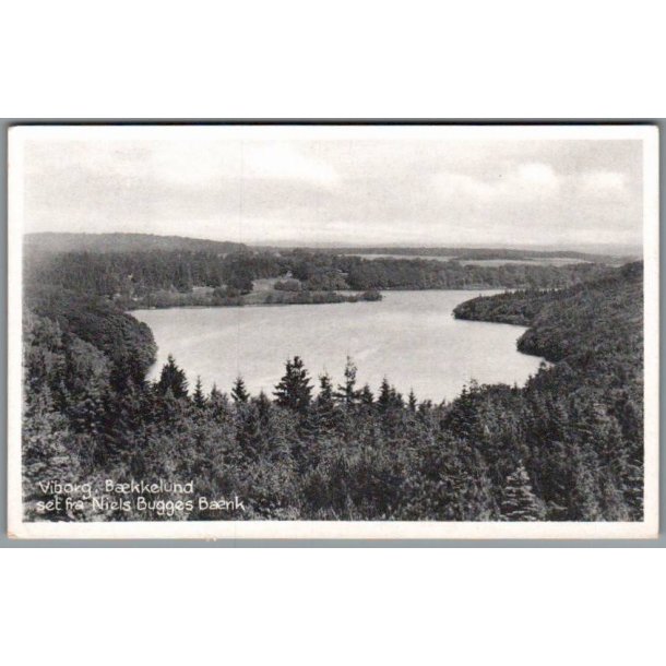 Viborg - B�kkelund set fra Bugges B�nk - Postkort - Ubrugt