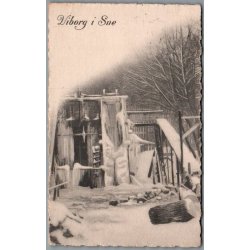 Viborg i Sne - Postkort - Brugt