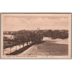 Udsigt mod Viborg set fra Landbrugsskolen - Postkort - Ubrugt