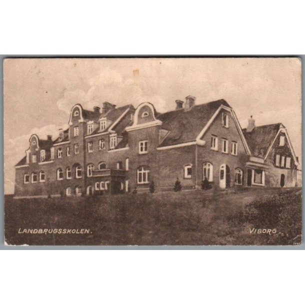 Landbrugsskolen - Viborg - Postkort - Brugt
