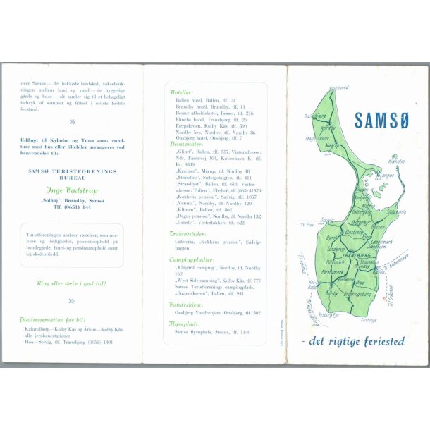 Sams� - Det rigtige feriested  - 4A folder