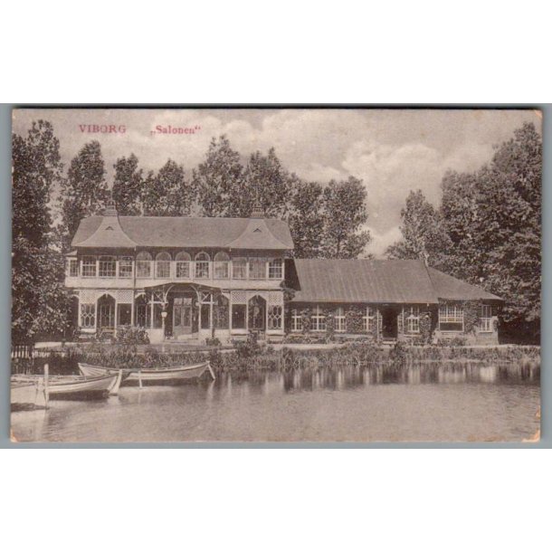 Viborg - "Salonen" - Postkort - Brugt