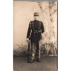 Soldater - Fotokort Otto Andersen - Viborg - Postkort - Brugt