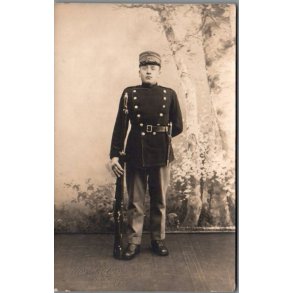 Soldater - Fotokort Otto Andersen - Viborg - Postkort - Brugt