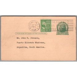 Perfin - USA  1947 - Brugt.