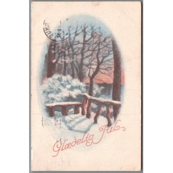 Julemrke 1917 p Postkort