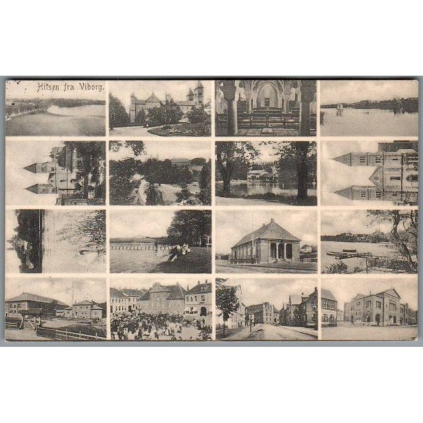 Hilsen fra Viborg - Postkort - Brugt