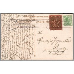 Julemrke 1917 p Postkort