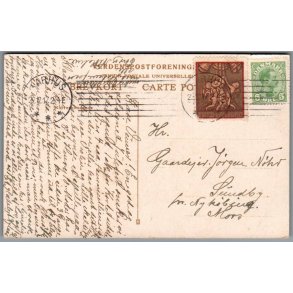 Julemrke 1917 p Postkort