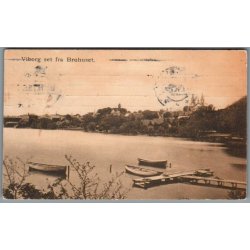 Viborg set fra Brohuset - Postkort - Brugt