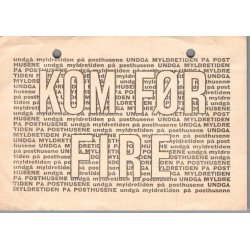 Attest for indk�b af frim�rker