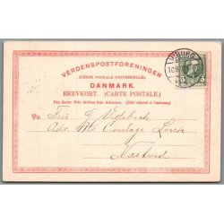 Udsigt fra Viborg Domkirke - Postkort - Brugt