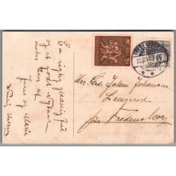 Julemrke 1917 p Postkort