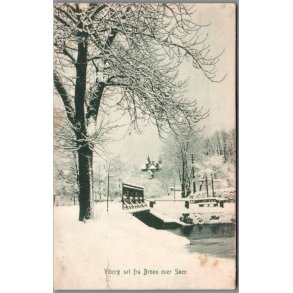 Viborg set fra Broen over S�en - Postkort - Brugt